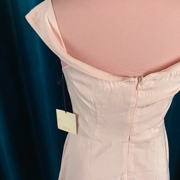 Superdown Sybil Off The Shoulder Mini Dress Blush - Picture 12 of 12